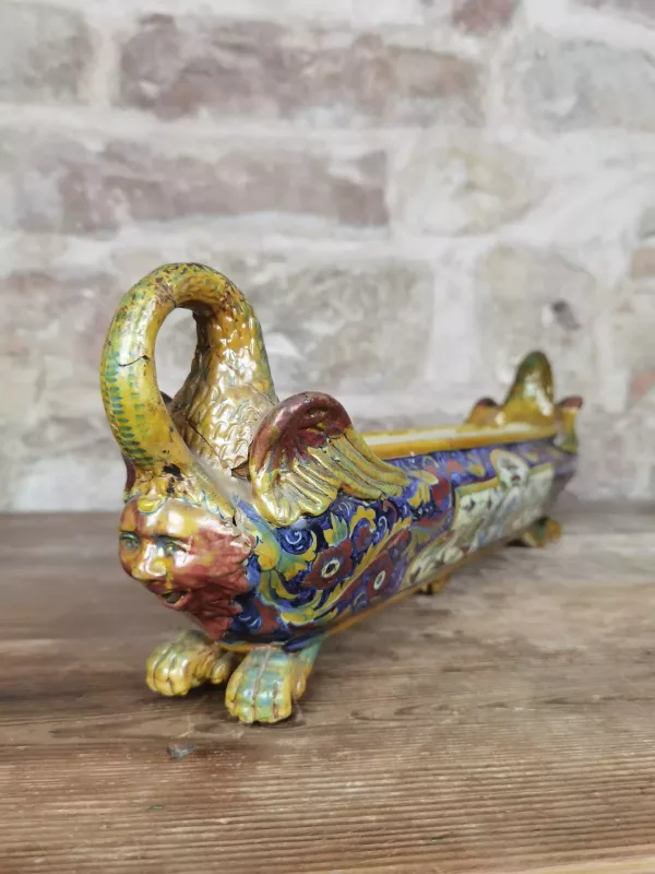 Giardiniera in Ceramica A.Santarelli Anni '20 - immagine 6