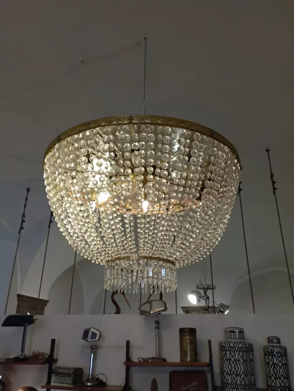 Lampadario a Gocce di Cristallo Veneziano - immagine 2