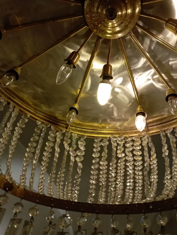 Lampadario a Gocce di Cristallo Veneziano - immagine 10