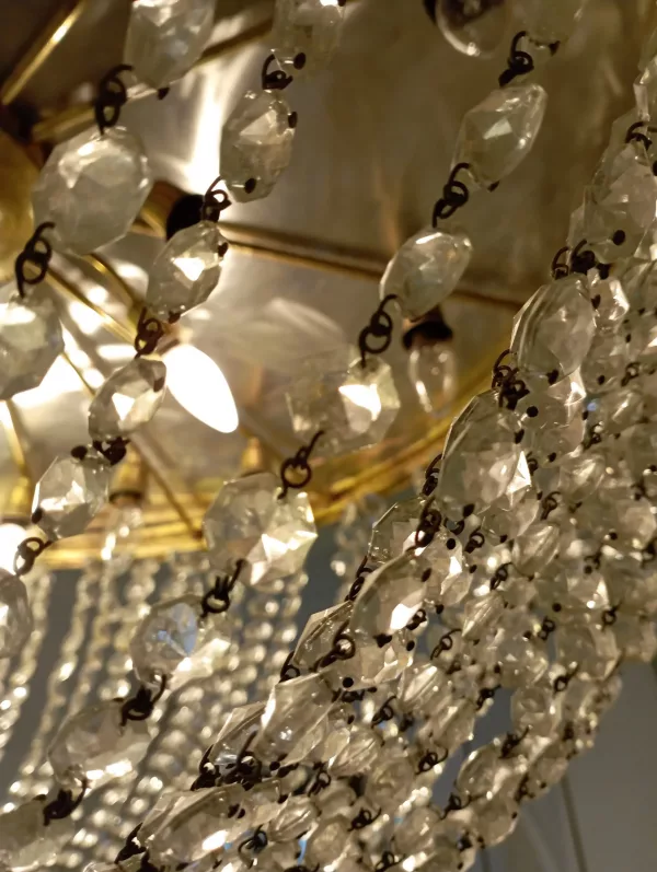 Lampadario a Gocce di Cristallo Veneziano - immagine 9
