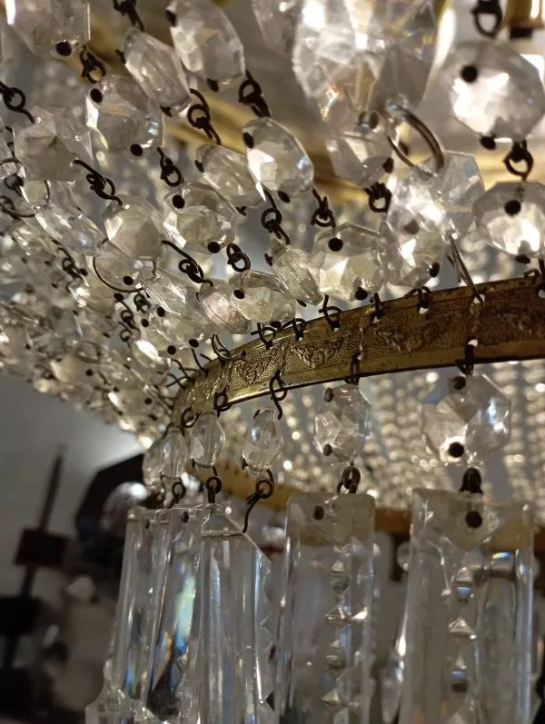 Lampadario a Gocce di Cristallo Veneziano - immagine 8