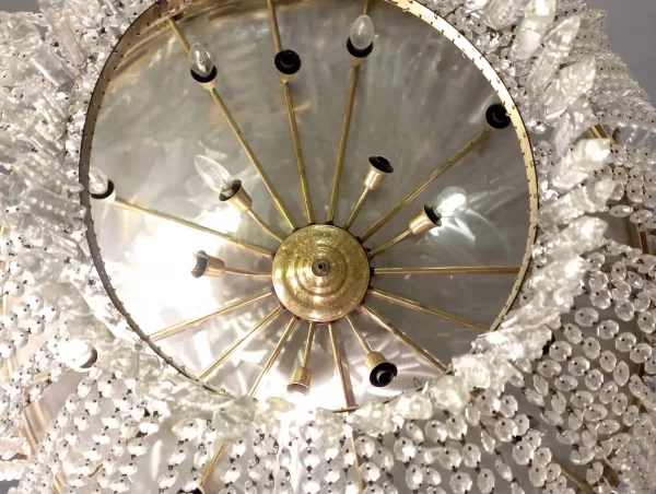 Lampadario a Gocce di Cristallo Veneziano - immagine 4