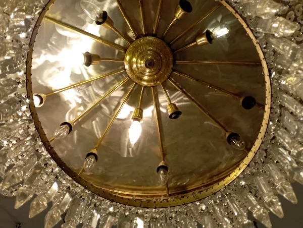 Lampadario a Gocce di Cristallo Veneziano - immagine 5