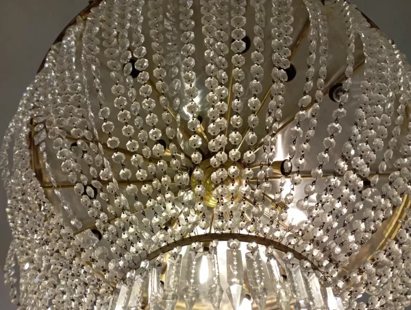 Lampadario a Gocce di Cristallo Veneziano - immagine 3