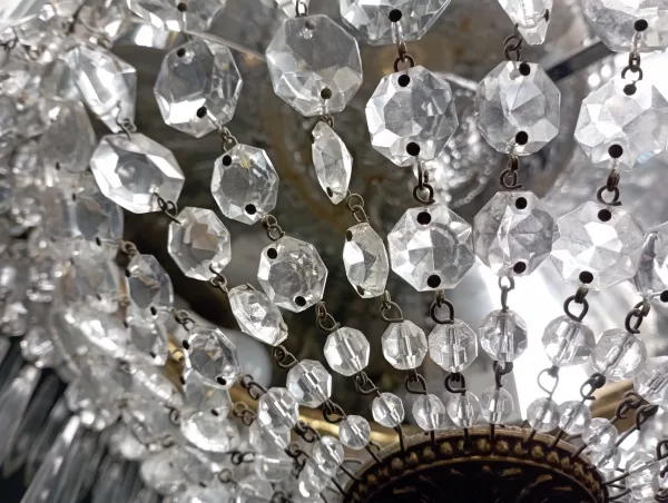 Lampadario Deco' 6 Luci Anni '30 - immagine 6