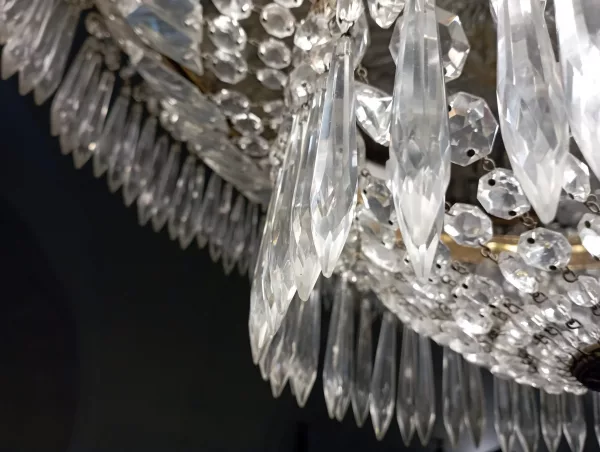 Lampadario Deco' 6 Luci Anni '30 - immagine 5