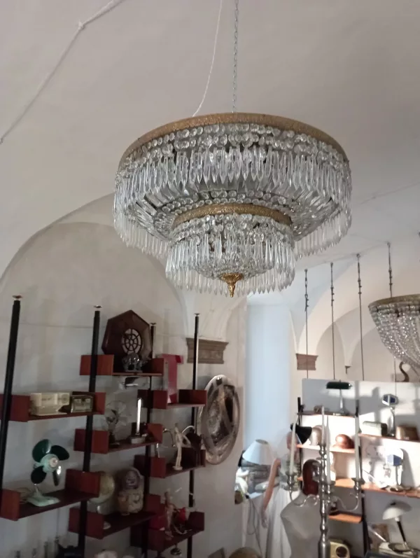 Lampadario Deco' 6 Luci Anni '30 - immagine 2