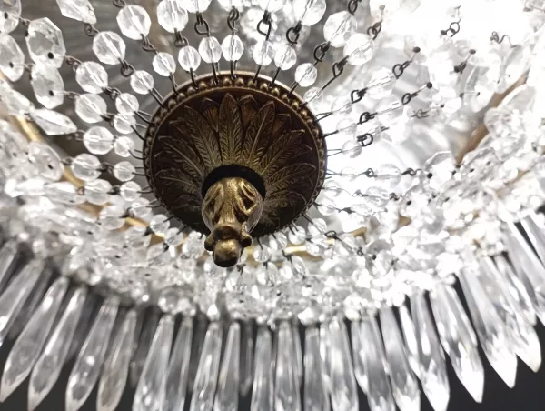 Lampadario Deco' 6 Luci Anni '30 - immagine 4