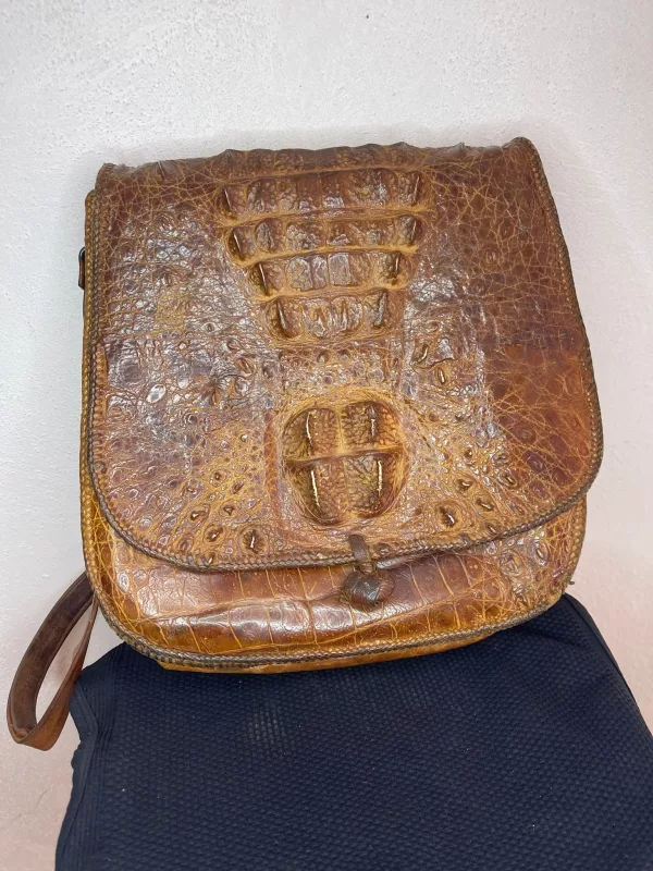 Borsa a Tracolla in Coccodrillo - immagine 2