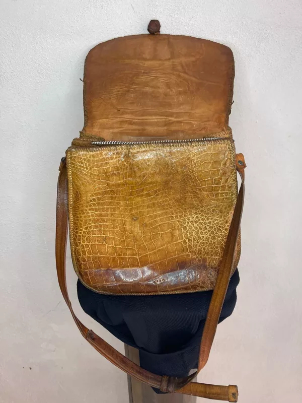 Borsa a Tracolla in Coccodrillo - immagine 4