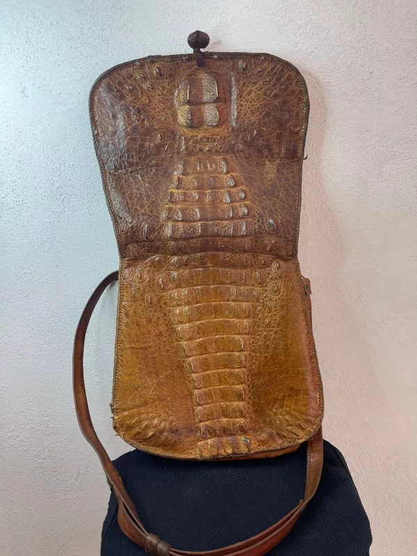 Borsa a Tracolla in Coccodrillo - immagine 3