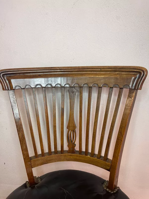 Sedie Inglesi in Rovere & Pelle 1930 - immagine 5