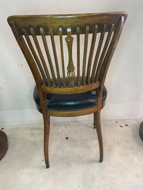 Sedie Inglesi in Rovere & Pelle 1930 - immagine 8