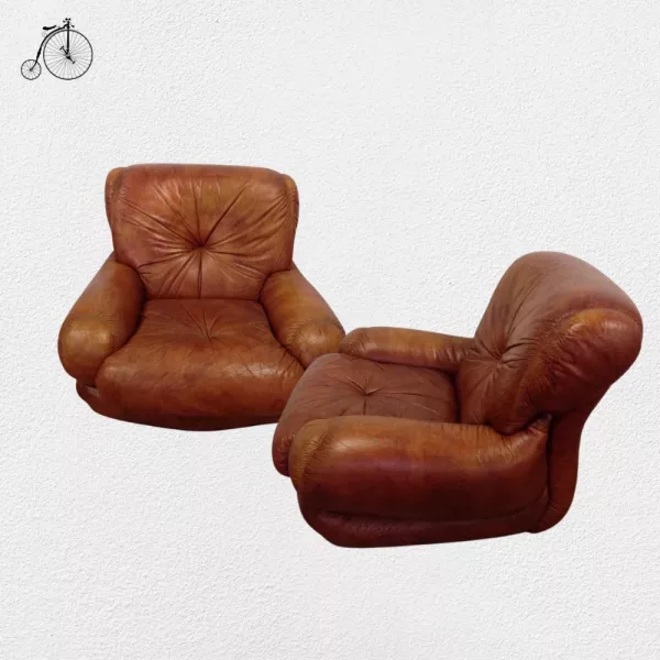 Coppia Poltrone "Bubble" Mobil Girgi Anni '70