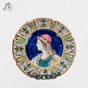Piatto "La Vincenzina" in Ceramica Anni '40