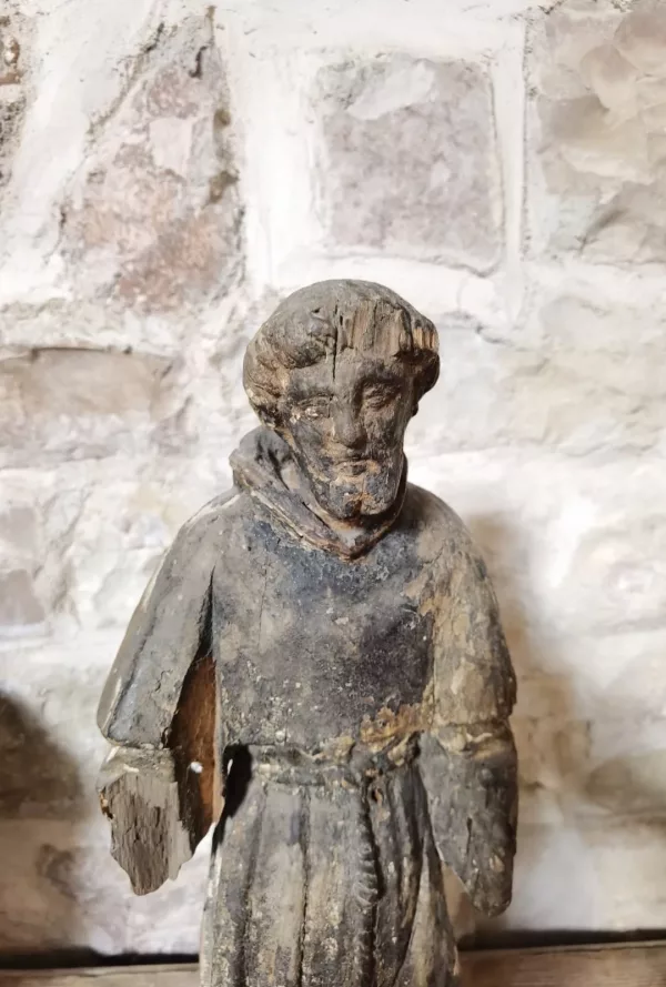 Scultura S.Francesco Ligneo Fine '600 - immagine 4