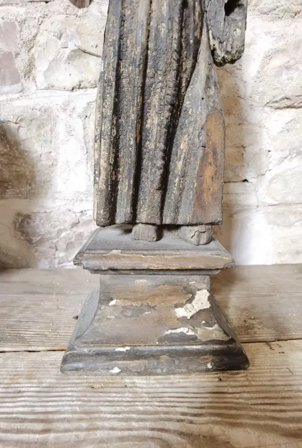 Scultura S.Francesco Ligneo Fine '600 - immagine 6
