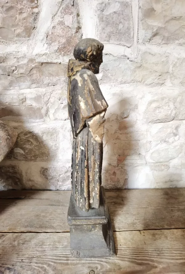 Scultura S.Francesco Ligneo Fine '600 - immagine 7