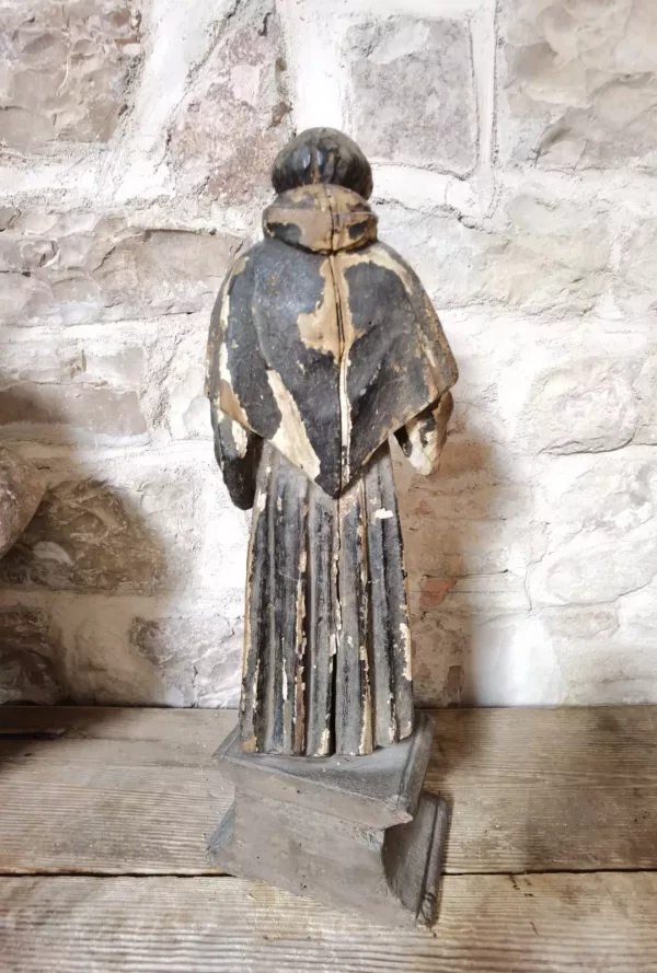 Scultura S.Francesco Ligneo Fine '600 - immagine 8