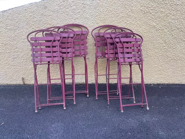 Set 6 Sedie da Giardino Anni '40 - immagine 4
