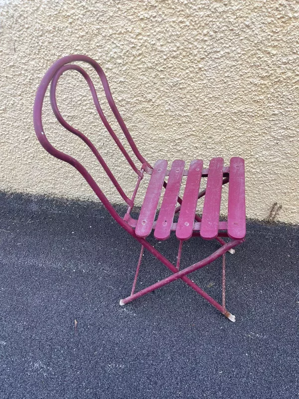 Set 6 Sedie da Giardino Anni '40 - immagine 6