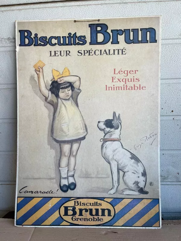 Targa Biscuits Brun 1930 - immagine 2