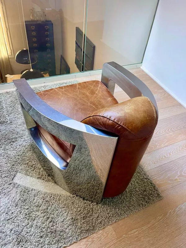 Coppia Poltrone Avio Design Anni '40 - immagine 5