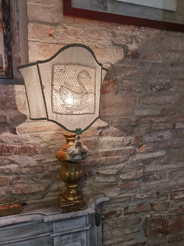 Antico Paralume a Cigno '600 - immagine 5