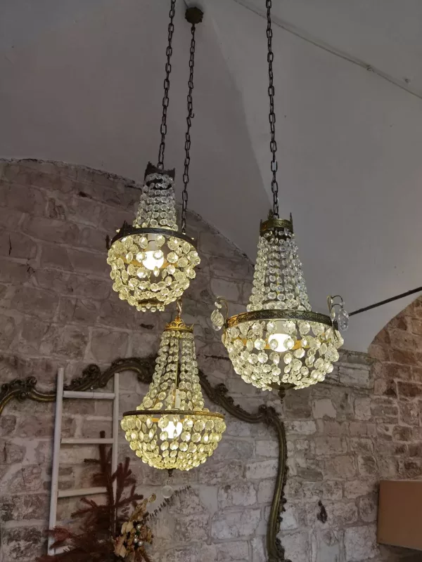 Tris Lampadari a Goccia Primi '900 - immagine 4