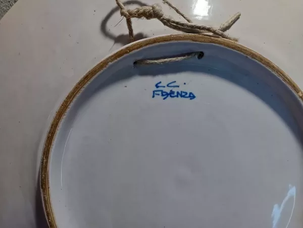 Piatto Capirota in Ceramica Anni '40 - immagine 6