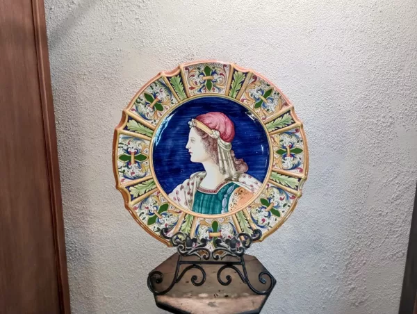 Piatto "La Vincenzina" in Ceramica Anni '40 - immagine 2