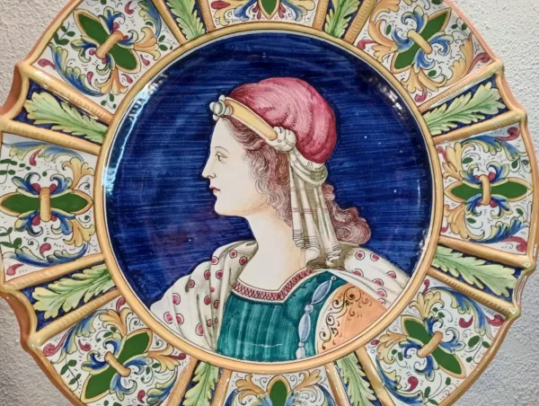 Piatto "La Vincenzina" in Ceramica Anni '40 - immagine 3