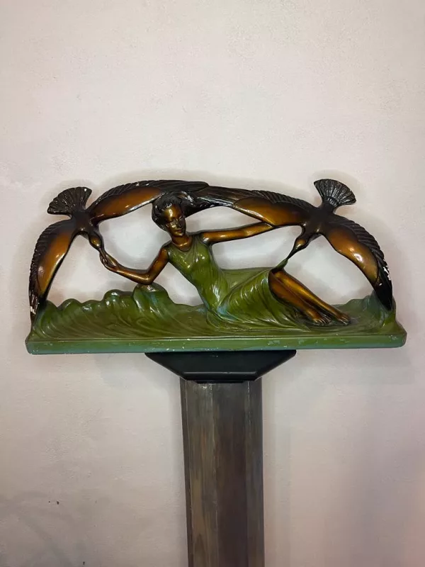 Scultura Donna & Uccelli Arnova 1920 - immagine 2
