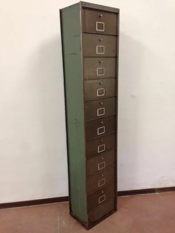 Cassettiera Francese a 10 Cassetti 1950 - immagine 2