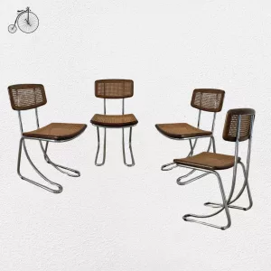 Set 4 Sedie Bauhaus Marcel Breuer 1970