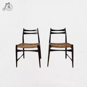 Coppia Sedie Gio Ponti Anni '60