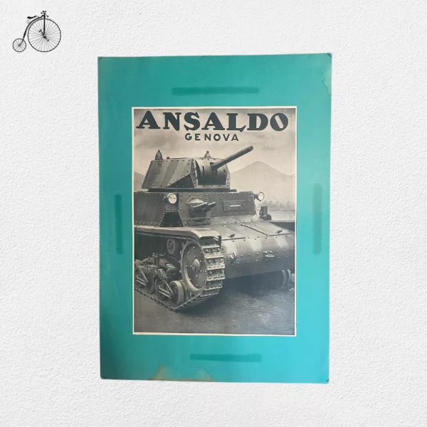 Locandina Pubblicitaria Ansaldo Anni '60