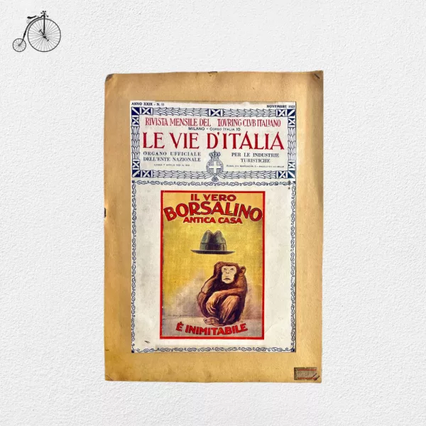 Pagina Pubblicitaria "Le vie d'Italia" 1923
