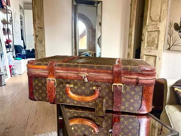 Valigia Louis Vuitton Collezione "Stratos" Anni '70 - immagine 2
