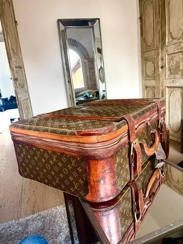 Valigia Louis Vuitton Collezione "Stratos" Anni '70 - immagine 3