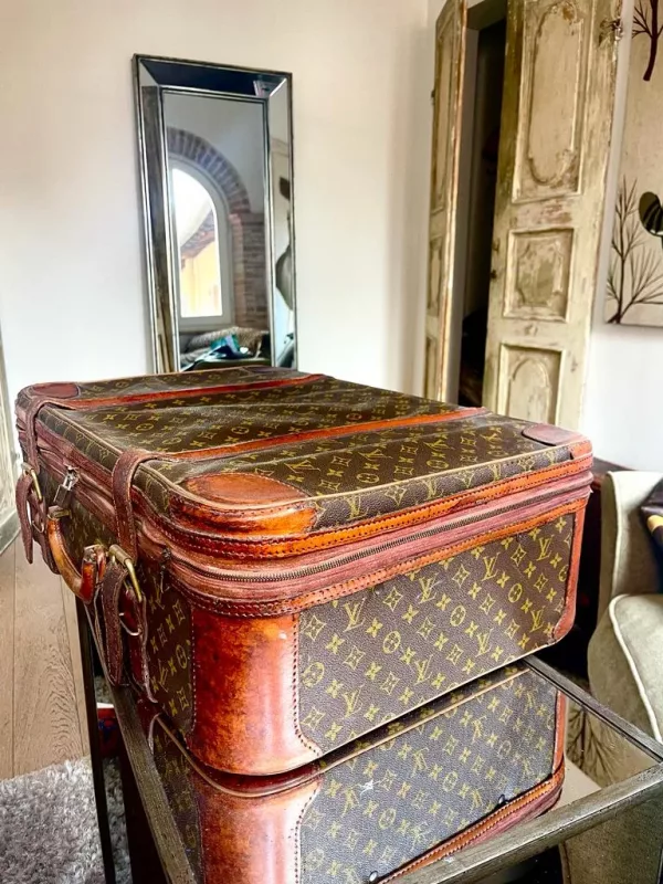 Valigia Louis Vuitton Collezione "Stratos" Anni '70 - immagine 7