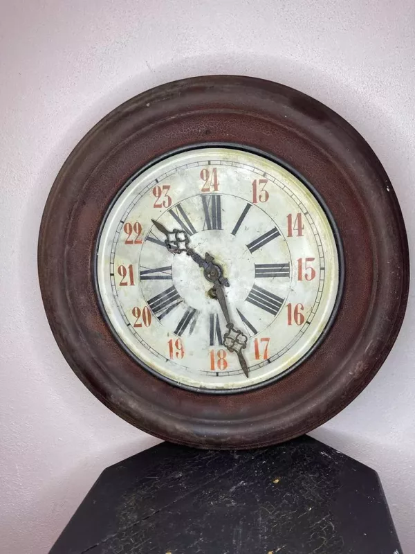 Orologio in Latta da Parete Fine '800 - immagine 2
