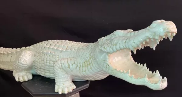 Grande Coccodrillo in Ceramica 1970 - immagine 6