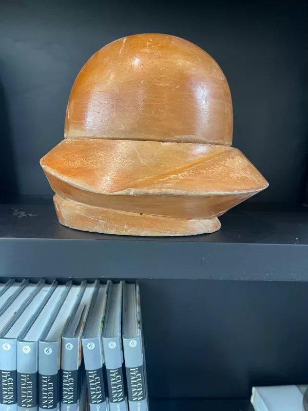 Antica Forma per Cappello da Donna in Acero 1890 - immagine 3