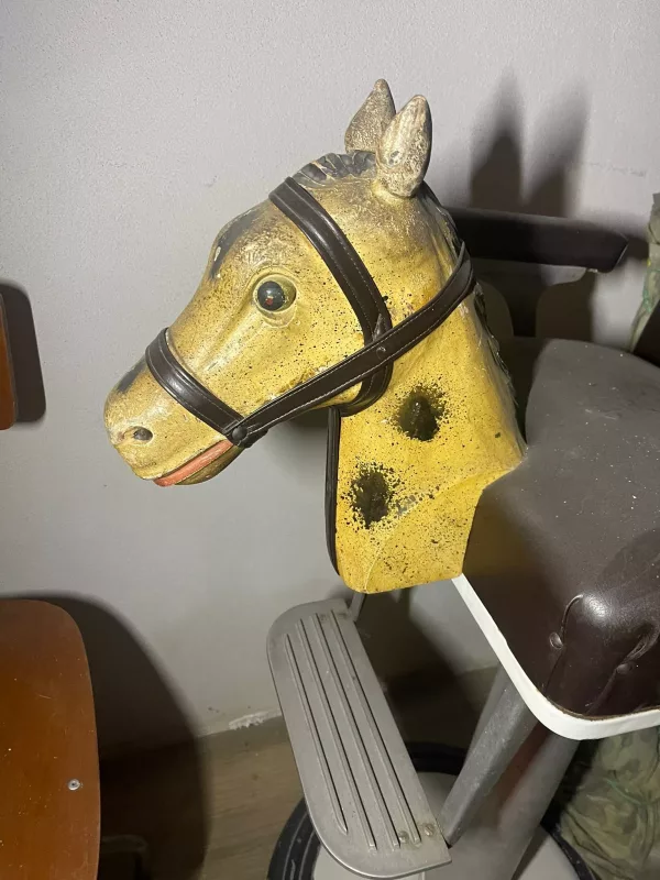 Seggiolino Testa di Cavallo da Barbiere 1940 - immagine 6