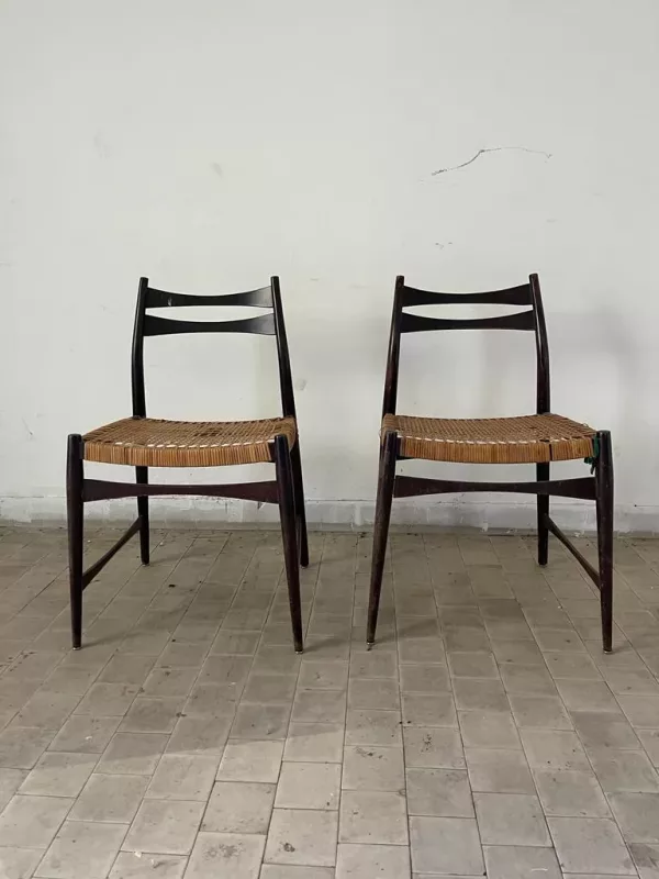 Coppia Sedie Gio Ponti Anni '60 - immagine 2
