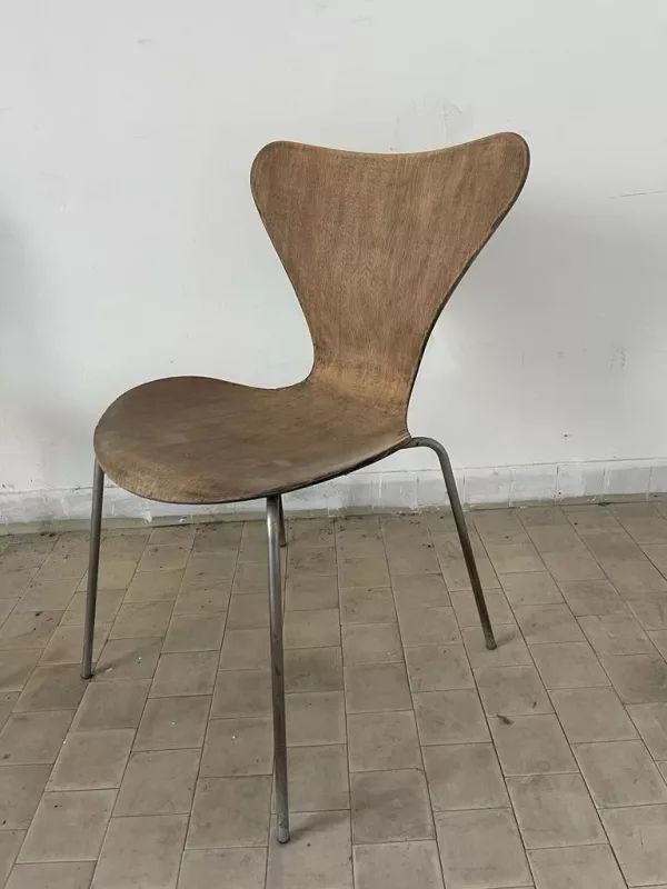 Coppia Sedie Arne Jacobsen Anni '60 - immagine 3