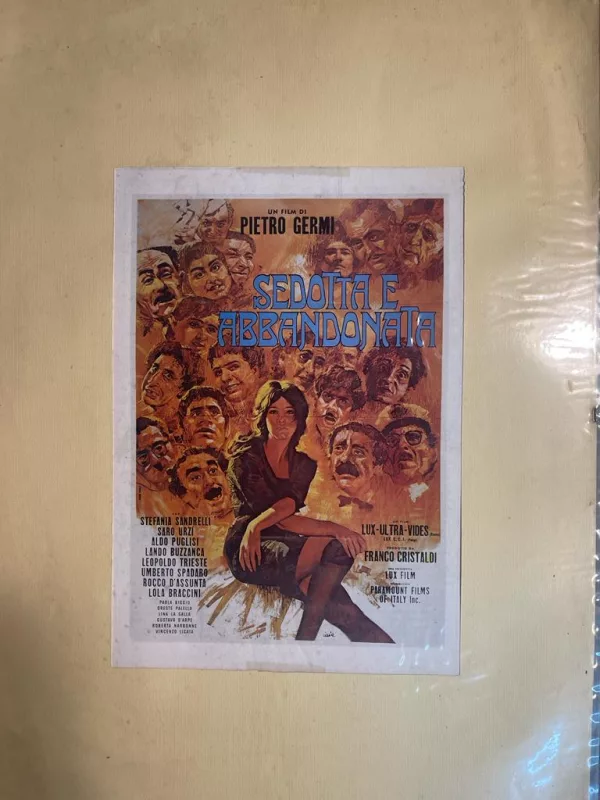 Locandina Film "Sedotta e Abbandonata" Anni '60 - immagine 2