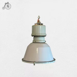 Lampadario Industrial in Metallo Smaltato