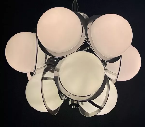 Lampadario Design Reggiani 1960 - immagine 2